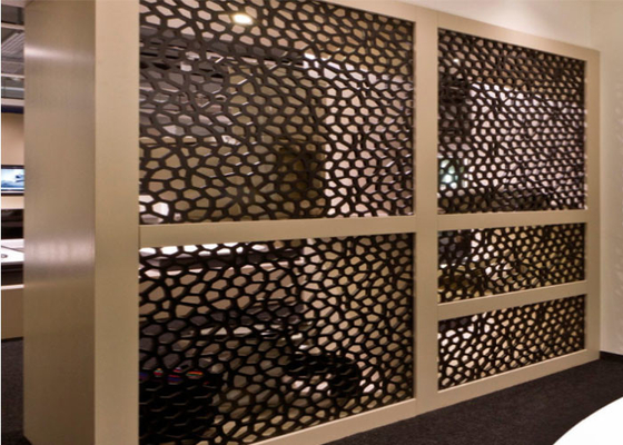 China Kundenspezifisches design dekorative metall siebplatten verschiedene thema optional fournisseur