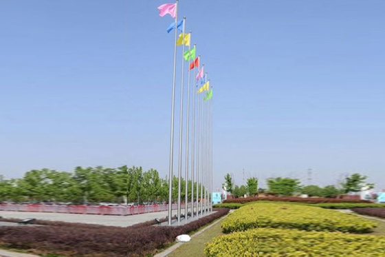 China Hoher spektakulärer Fahnenmast mit variablem Durchmesser und Hochleistungsfahnenstange fournisseur
