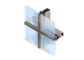Flexible bequeme glasierte Aluminiumvorhangwände mit Oberflächenbehandlungen des geprägten Musters fournisseur