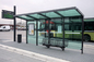 Glas Edelstahl Bushaltestelle Einfache Wartung für Wartezeit Auto / Provisorische Pause fournisseur